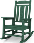 SERWALL Oversized Outdoor Rocking Chair, Patio HDPE Rocking Chair, All Weather by Unknown