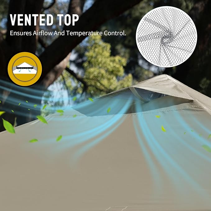 CROWN SHADES 12x12 Pop Up Canopy Tent - Image 5