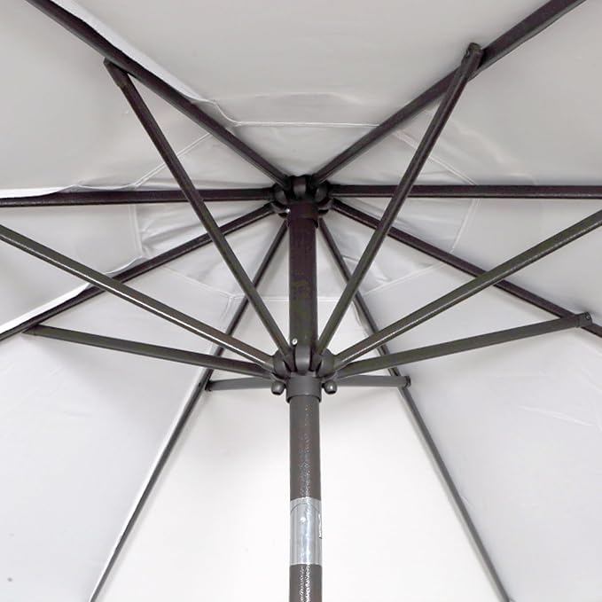 9' Outdoor Patio Umbrella, Outdoor Table Umbrella, Yard Umbrella, Market - Image 3