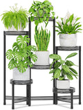 iDavosic.ly Plant Stand Indoor Outdoor, 6 Tier Iron Corner Shelf, Folding Multi by iDavosicly