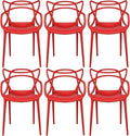 2xhome Modern Dining Chair | Stackable Indoor or Outdoor Entangled Side Chair | by 2xhome
