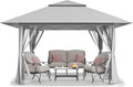 CROWN SHADES 11x11 Pop Up Gazebo, Outdoor Canopy Tent, One Push Instant Gazebo by Unknown
