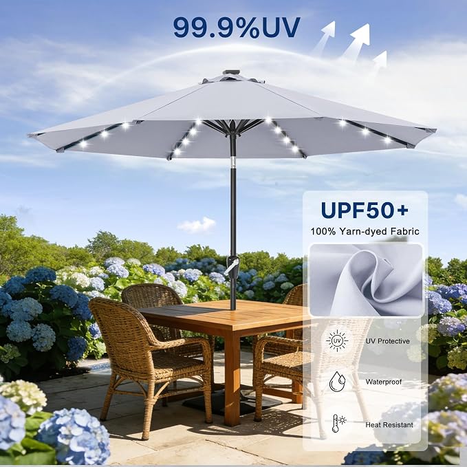 ABCCANOPY Solar Led Patio Umbrella - Image 5