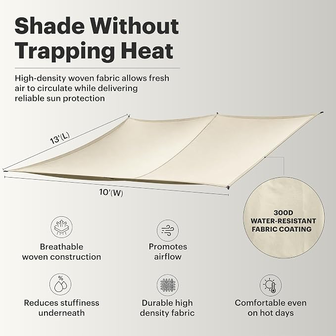 USA Based, Premium Outdoor Sun Sail Shade – UV Protection Canopy - Image 3