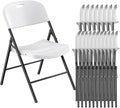 Nazhura 350 Weight Limit Heavy Duty Plastic Folding Chair by NazhuraGoodCompanionAtHome