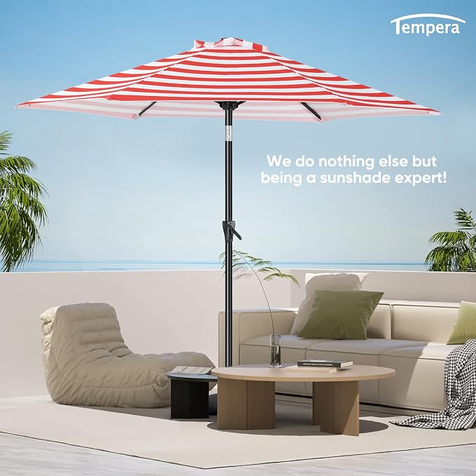 Tempera Patio Market Outdoor Table Umbrella - Image 7