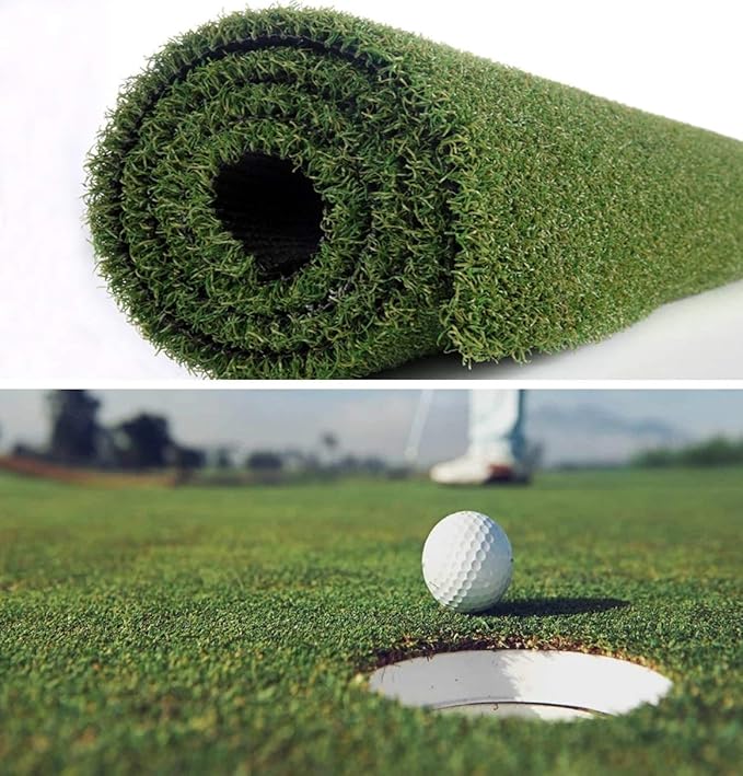 Pro Putting Green Golf Artificial Grass Turf 12FTX38FT， Indoor Outdoor Golf Training Mat, Synthetic Fake Grass for Baseball Football Gym Sports