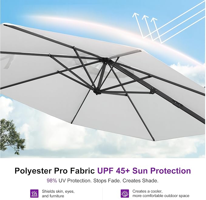PURPLE LEAF Patio Umbrella - Image 5