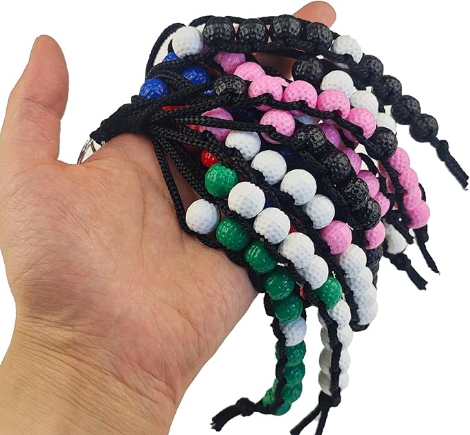 3/6/10/15 Pack Golf Bead Counter Golf Stroke Counter Golf Counter with Clip