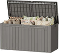 Devoko 100 Gallon Outdoor Storage Box, Waterproof Deck Box Lockable | Weather by DEVOKO