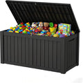 150 Gallon Outdoor Storage Box Resin Deck Box All Weather Waterproof Large by Decksplore%E2%80%94BuiltforOutdoor