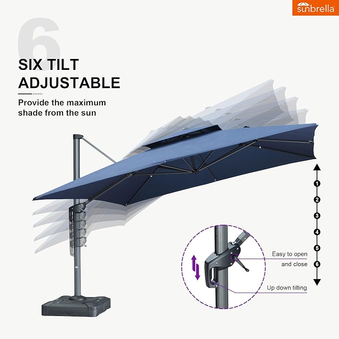 PURPLE LEAF Sunbrella Patio Umbrella - Image 8