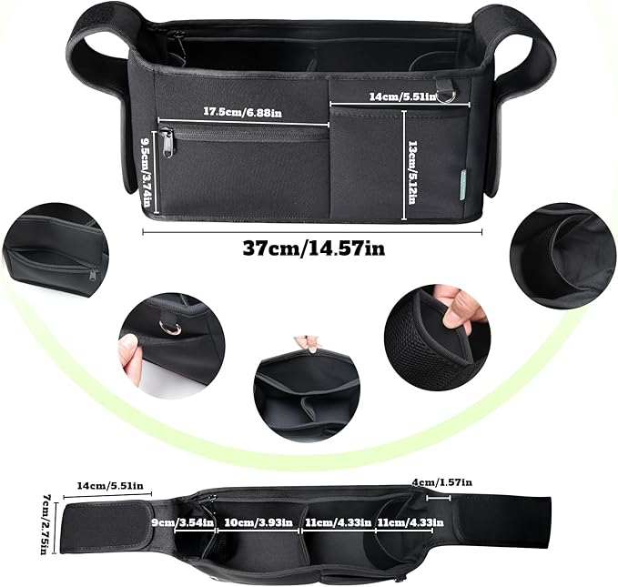 Golf Bag, Push Cart Golf Organizer, Golf Storage Bag, Multifunctional Cart Bag Suitable for Various Cart Storage Bags with Handles