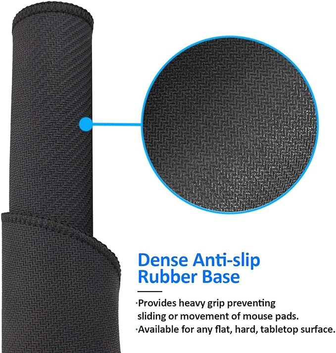 Dog Paw Heart Mouse Pad, Mouse Pads for Desk, Stitched Edge Mousepad with Non-Slip Rubber Base, Gaming Mouse Mat for Computer Laptop Home Office