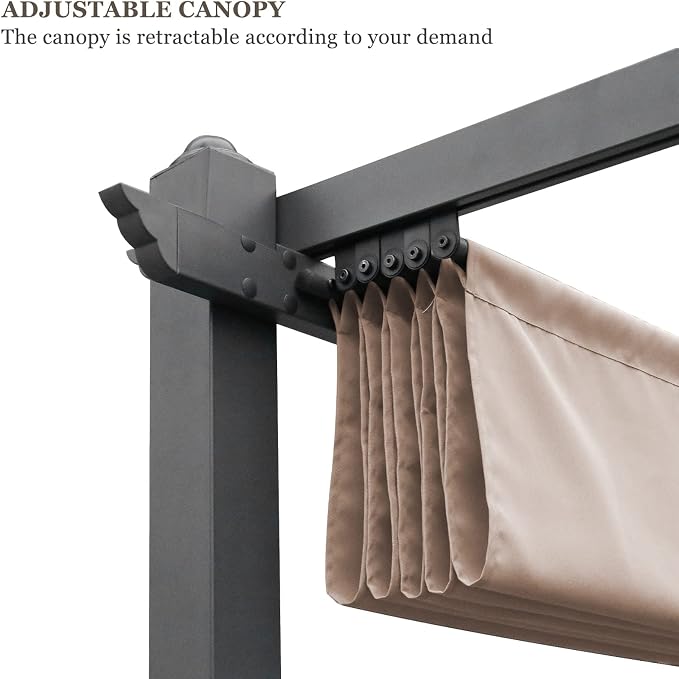 VINGLI 10'x 13' Outdoor Pergola - Image 5