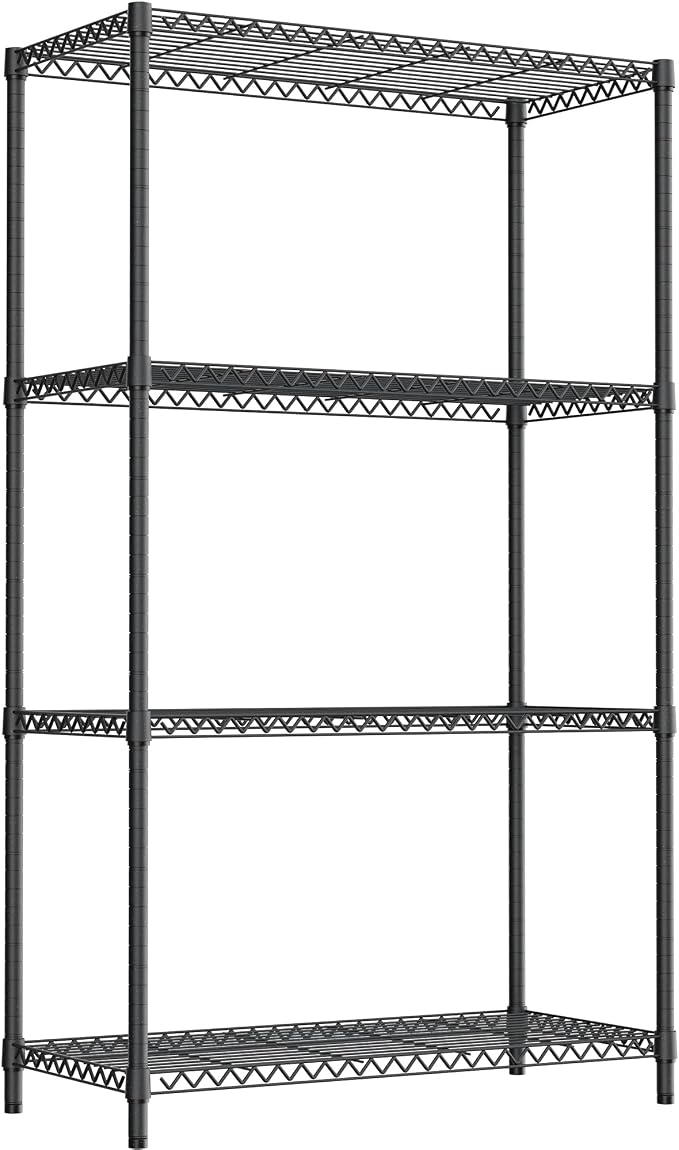 M MZG 2400LBS 35.5" W Standing Shelf Units Wire Rust-Proof Outdoor Storage - Image 6