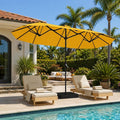 DomeShade 15FT Double-Sided Patio Umbrella by DomeShade