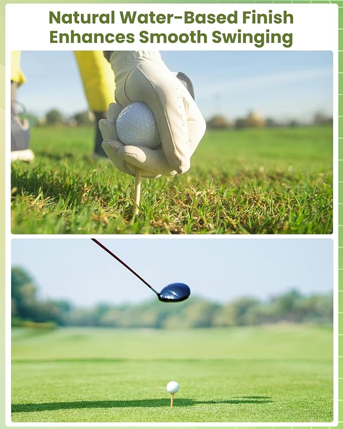 Bamboo Golf Tees 1000 PCS, 2-3/4 inch(70mm) & 3-1/4 inch (83mm) Length, Stronger Than Wood Tees