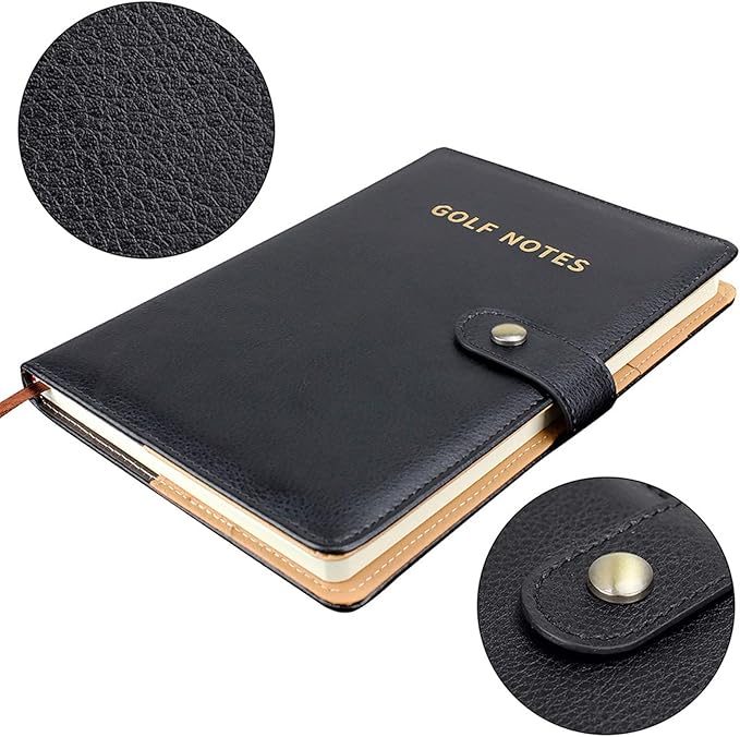 Portable Game Notebook - Golf Journal Trackerfor Tee Stats, Club Selection, Green Accuracy, Handicap Goals | Practice Round Summary Book | Scorekeeping Log for Course Strategy Notes