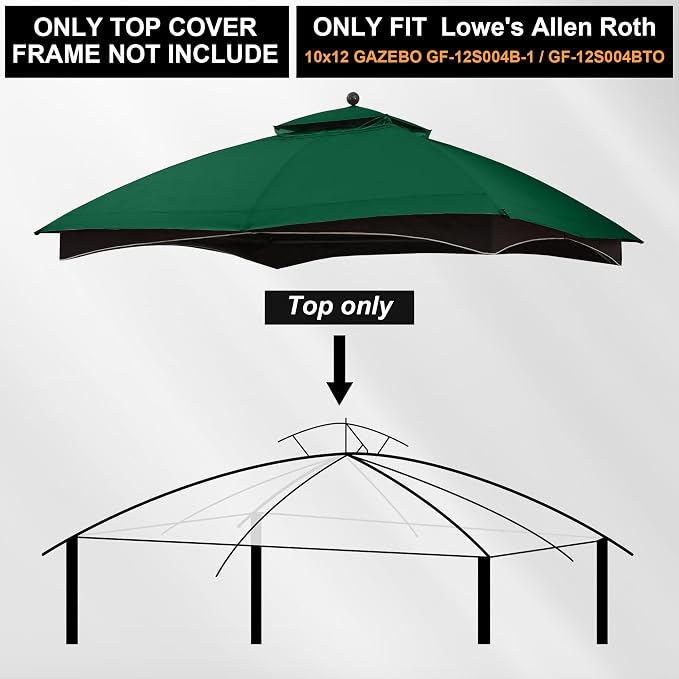 MASTERCANOPY 10x12 ft Replacement Canopy Top - Image 3