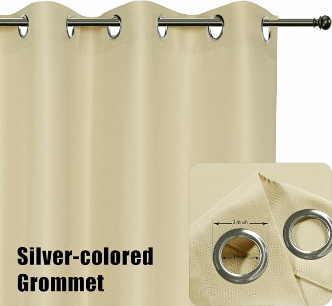 BONZER Wide Outdoor Waterproof Curtains - Image 3
