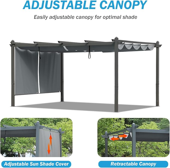 12 x 14 ft Outdoor Pergola - Image 5