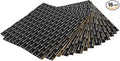 Rockville RockMat 37-25 37 Sq Ft Butyl Sound Deadening Mat 2.5MM 100 Mil, Aluminum Foil Backing, Heat Resistant, Vibration and Noise Damping for Car Truck Van RV Marine