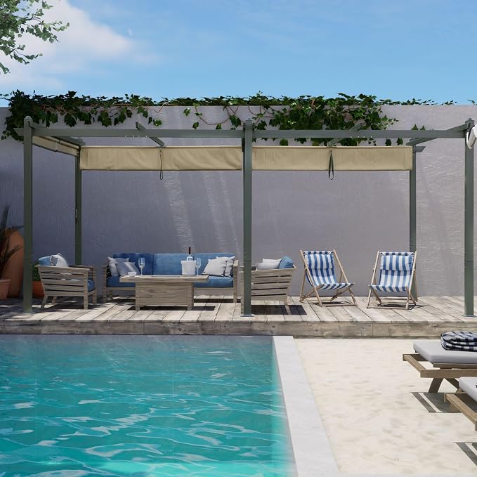 12 x 20 ft Outdoor Pergola - Image 8