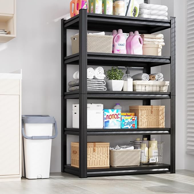 4-pack 46''W Storage Shelves, Adjustable Shelving Unit, 5T Metal Garage Shelving - Image 2