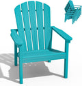 Compact Stackable Adirondack Chairs, All Weather HDPE, Aruba | 26.3" Wide HDPE by nevilywood