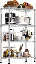 M MZG 1000 lbs Storage Shelving 4-Tier Utility Shelving Unit Steel Organizer by MEIGAOPLASTICANDMETALHKCOLIMITED