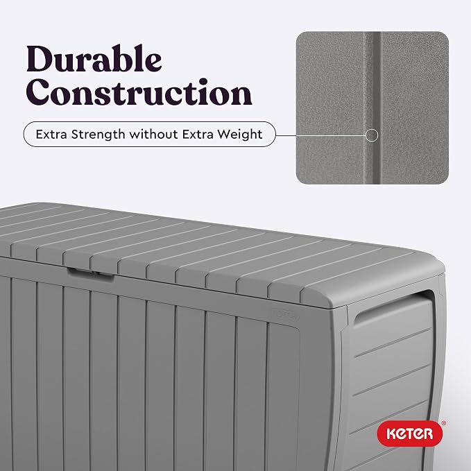Keter Marvel 71 Gal Outdoor Storage Box - Image 9