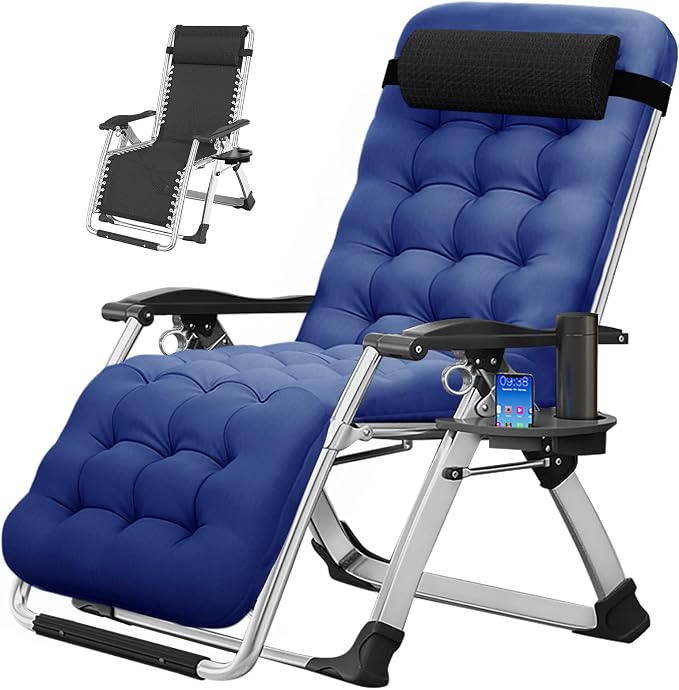 MOPHOTO Zero Gravity Chair, Outdoor Padded Lounge Chair by MOPHOTO
