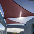 SUNNY GUARD 13' x 13' x 13' Triangle Shade Sail 95% UV Block Outdoor Canopy | by SUNNYGUARD