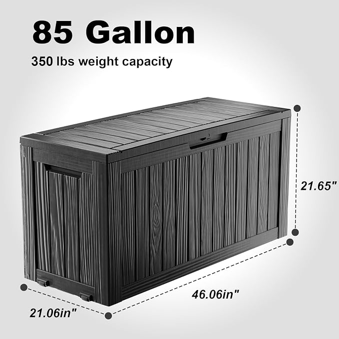 ROJIK Deck Box Storage Bench - Image 2