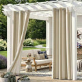 4 Panels Outdoor Stripe Curtains by Sunshelf