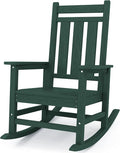 Oversized Outdoor Rocking Chair, HDPE Patio Rockers by KINGYES