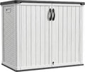 Patiowell 26 Cu.ft Plastic Outdoor Storage Cabinet, Lockable Waterproof by Patiowell