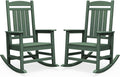 SERWALL Outdoor Rocking Chair Set of 2, Patio Rocking Chair, Porch Rocker by SERWALL