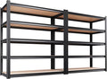 71.2''H Storage Shelves, 2500lbs Garage Shelving, Adjustable Heavy Duty by KORVENA