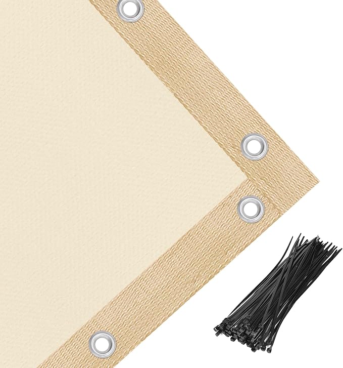Amagenix 90% Pergola Shade Cover 12' X 18' Sun Shade Cloth - Image 6