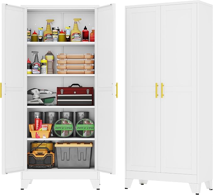 GAIOUS 71''Tall Metal Garage Storage Cabinet, File Cabinet by GAIOUS