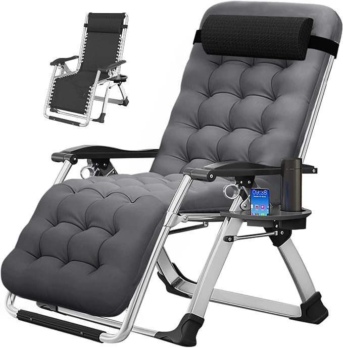 MOPHOTO Zero Gravity Chair, Outdoor Padded Lounge Chair by MOPHOTO