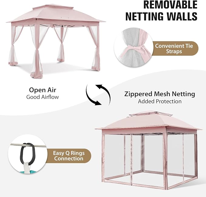 COOS BAY 11x11 Pop Up Gazebo - Image 6