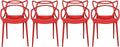 2xhome Modern Dining Chair | Stackable Indoor or Outdoor Entangled Side Chair | by 2xhome