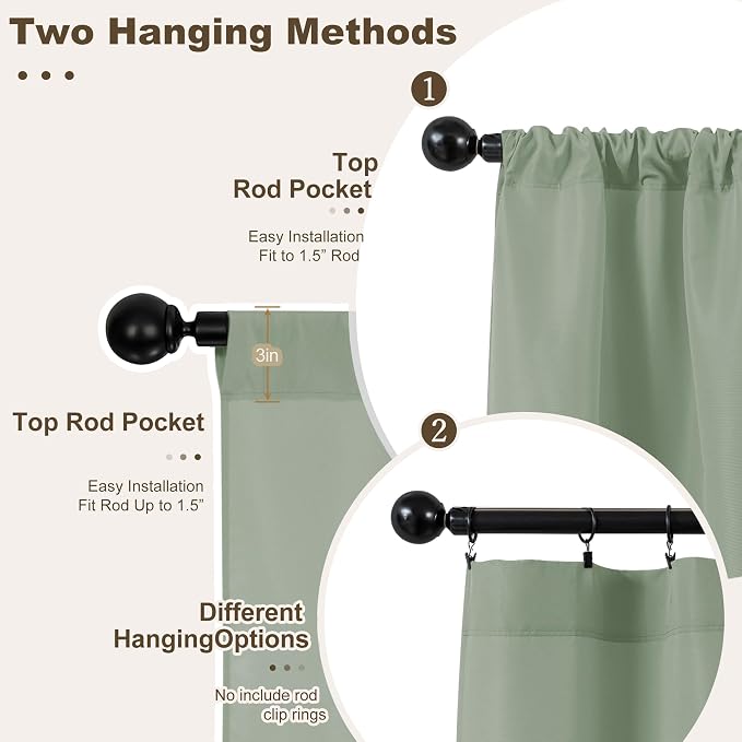 Outdoor Patio Curtains Waterproof - Image 2