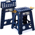 Delxo 16 Inch Folding Step Stool, Foldable Step Stool by Delxo
