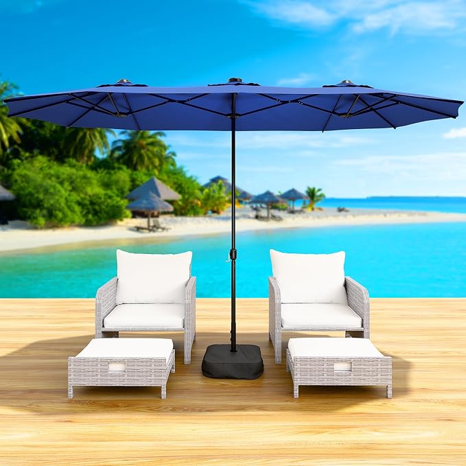 15FT Double-Sided Patio Umbrella - Image 7