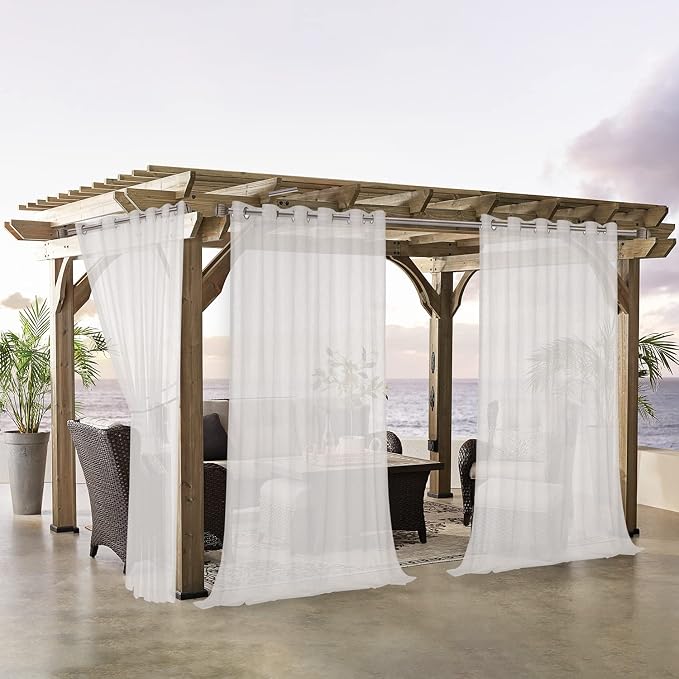 LORDTEX Burlap Linen Look Outdoor Curtain - Image 5