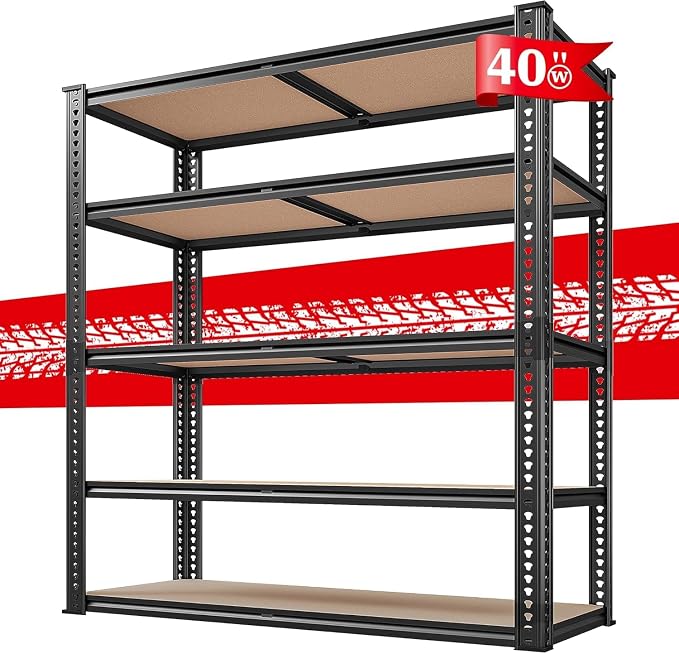 REIBII 40" W Storage Shelves Load 2500Lbs - Image 7